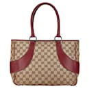 Bolso tote de lona GG de Gucci