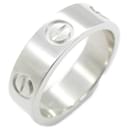 Cartier Love Band Ring in Platinum