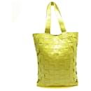 Bottega Veneta Yellow Leather Shoulder Tote Bag