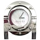 Montre-bracelet en acier inoxydable à quartz pour femmes Gucci