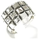 Chanel Silver 925 Chocolate Bar Band Ring