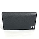 Bvlgari Black Leather Long Wallet - Bulgari