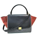 Celine Gray Leather Shoulder Bag - Céline