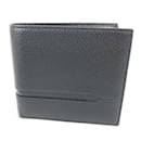 Bvlgari Black Leather Bi-Fold Wallet - Bulgari