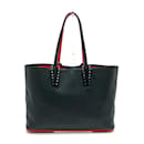 Christian Louboutin Black Leather Tote Bag