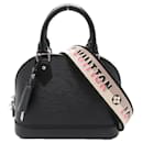 Louis Vuitton Alma BB Jacquard Strap Black Epi Calfskin Shoulder Bag