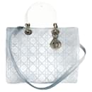 Christian Dior Blue Cloth Handbag