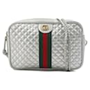 Bolsa de ombro de couro Gucci GG Marmont