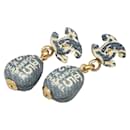 Chanel No.5 Cambon Coco Mark Swing Earrings