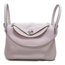 Bolsa de ombro Hermes Lindy 26 Verso Mauve Pale - Hermès