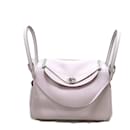 Bolso de hombro Hermes Lindy 26 Mauve Pale - Hermès