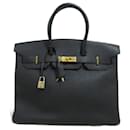 Hermes Birkin 35 Black Handbag - Hermès