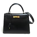 Sac à main Hermes Kelly 28 noir - Hermès