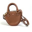 Celine Brown Leather Shoulder Bag - Céline