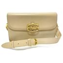 Celine Beige Leather Shoulder Bag - Céline