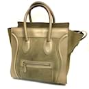 Celine Beige Leather Tote Bag - Céline