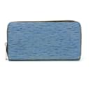 Cartera Zippy de denim Epi Louis Vuitton