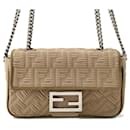 Borsa a Spalla Fendi Chain Midi Baguette