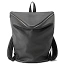 Bottega Veneta Black Leather Backpack