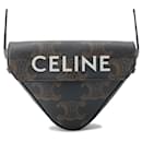 Celine Brown PVC Shoulder Bag - Céline