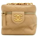 Chanel Chain Shoulder Bag Matelasse Vanity