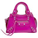 Borsa a spalla in pelle Balenciaga Neo Classic City Nano