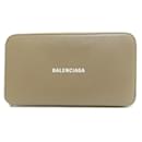 Porte-monnaie beige Balenciaga