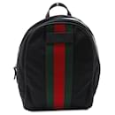 Zaino in nylon nero Gucci