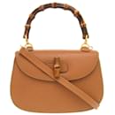 Gucci Bamboo Leather Handbag