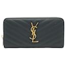 Portefeuille long rond Monogram Saint Laurent