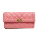 Chanel Boy Chanel A80286 Long Wallet