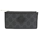 Gucci Interlocking G Leather GG Supreme Card Case