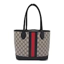 Gucci Beige GG Canvas Tote Bag