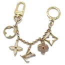 Louis Vuitton Fleur de Monogram Gold Key Chain