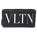Valentino Black Leather Bi-Fold Wallet