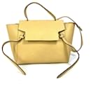 Sac à épaule en cuir jaune Celine - Céline