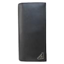 Prada Saffiano Long Wallet in Black Leather