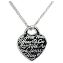 Tiffany 925 Notes Heart Pendant Necklace - Tiffany & Co