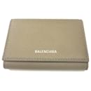 Balenciaga Brown Leather Card Case