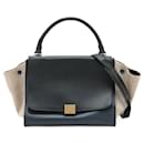 Celine Trapeze Medium Leather Handbag - Céline