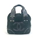 Sac fourre-tout noir Chanel CC Mark