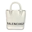 Borsa a spalla in pelle bianca Balenciaga