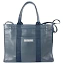 Balenciaga Black Leather Tote Bag