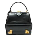 Schwarze Lederhandtasche Gucci 110-0218