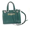 Gucci Green Leather Handbag