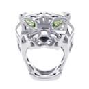 Cartier Panthere de Tsavorite Garnet Onyx Band Ring