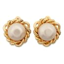 Chanel Gold Clip Earrings