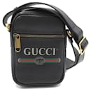 Gucci Black Leather Shoulder Bag