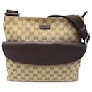 Borsa a spalla Gucci marrone