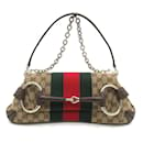 Sac à bandoulière moyen Gucci Horsebit Chain